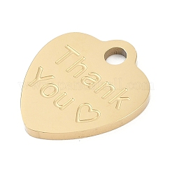 304 Stainless Steel Charms&nbsp;STAS-I325-136H-G