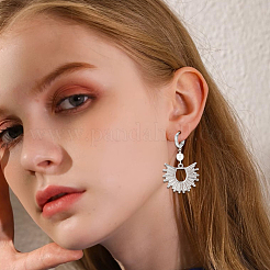 8 Pairs 2 Colors Brass Huggie Hoop Earring Finding&nbsp;KK-BBC0014-53