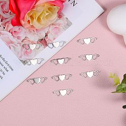 10Pcs Stainless Steel Connector Charms&nbsp;STAS-SZ0003-17C