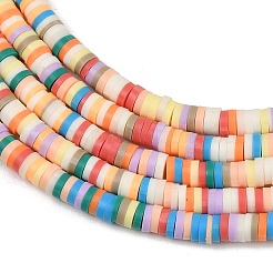Handmade Polymer Clay Beads Strands&nbsp;PY-CBA18ED-02E
