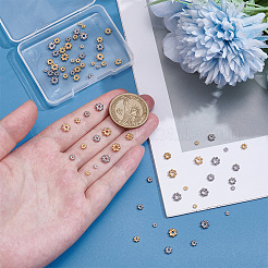 80Pcs 8 Styles 304 Stainless Steel Spacer Beads Sets&nbsp;STAS-UN0045-31