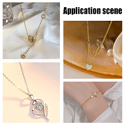 15.9~16.4 Feet Brass Heart Link Chains&nbsp;DIY-CA0002-22