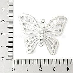 304 Stainless Steel Hollow Butterfly Connector Charms&nbsp;STAS-L293-16A-P