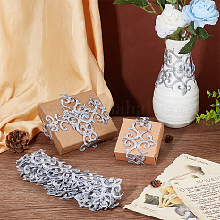 Polyester Floral Embroidery Lace Trim&nbsp;OCOR-WH0079-89