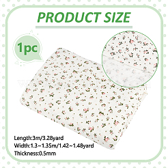 Flower Pattern Cotton Fabric&nbsp;DIY-WH0504-985B