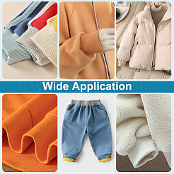 Cotton Stretch Kintted Rib Fabric&nbsp;DIY-WH0002-69C