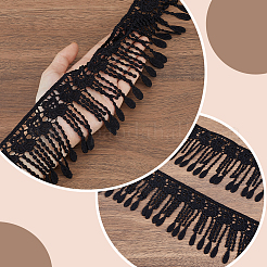 5Yards Polyester Lace Edge Trim Ribbon&nbsp;OCOR-CY0004-35A