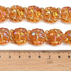 Electroplate Glass Bead Strands&nbsp;EGLA-H110-01HR-03