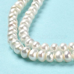 Natural Cultured Freshwater Pearl Beads Strands&nbsp;PEAR-J007-26