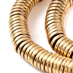 Electroplated Synthetic Non-magnetic Hematite Beads Strands&nbsp;G-H027-G01-04