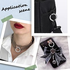16Pcs Zinc Alloy Spring Gate Rings&nbsp;FIND-SP0001-09