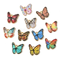 60Pcs 12 Colors Alloy Enamel Pendants&nbsp;FIND-CJ0011-13