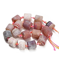 Dyed & Heated Natural Fire Crackle Agate Beads Strands&nbsp;GG-CBAB9C6-J01-01