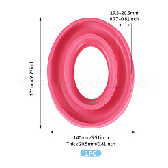 1Pc Plastic Oval Bobbin Holder&nbsp;AJEW-TA0003-08A