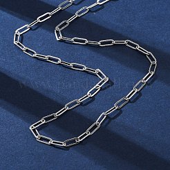Brass Paperclip Chains Necklaces for Women&nbsp;NJEW-D302-69P