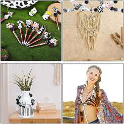 Cow Themed Silicone and  Acrylic and Resin Beads Sets&nbsp;DIY-CJ0002-44