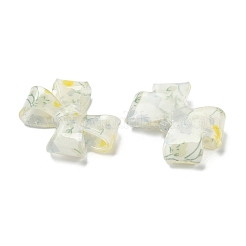 Transparent Printed Acrylic Cabochons&nbsp;OACR-M008-01B