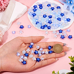 150Pcs 5 Styles Transparent Acrylic Beads&nbsp;TACR-TA0001-67B