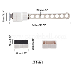 Portable Clothes Drying Rack&nbsp;AJEW-WH0291-35