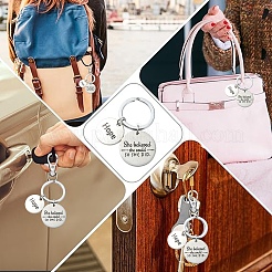 304 Stainless Steel Keychain&nbsp;KEYC-YW00092