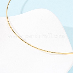 1.5MM 201 Stainless Steel Wire Choker Necklace&nbsp;NJEW-Z098-02G