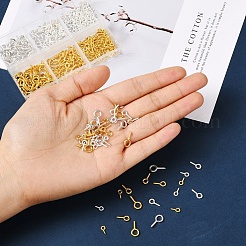 400Pcs Iron Screw Eye Pin Peg Bails&nbsp;IFIN-YW0001-26