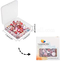 Flatback Glass Cabochons for DIY Projects&nbsp;GGLA-PH0005-12mm-06A