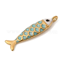 304 Stainless Steel Enamel Pendants&nbsp;STAS-B128-52G-01