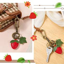 1Pc Wooden Pendant Keychain&nbsp;KEYC-SZ0001-24G