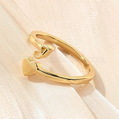 Brass Cuff Rings for Women&nbsp;RJEW-U044-I