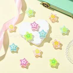 12Pcs 6 Colors Glass Imitation Jade Beads&nbsp;GLAA-CJ0002-64