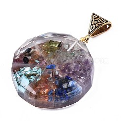 Transparent Epoxy Resin Alchemy Pendants&nbsp;RESI-T049-15