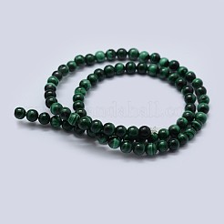 Natural Malachite Beads Strands&nbsp;G-F571-27AB2-8mm