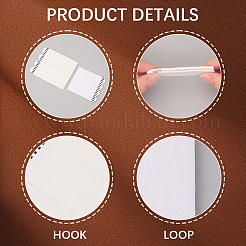 2 Sets 2 Styles Removable Plastic & Traceless Glue Hook and Loop Fastener&nbsp;DIY-CN0003-18