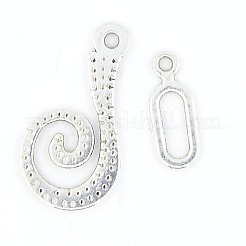 Tibetan Style Alloy Hook Clasps&nbsp;LF5077Y