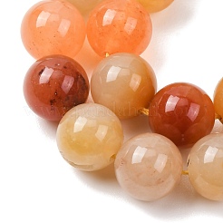 Natural Golden Silk Jade  Beads Strands&nbsp;G-T150-A06-12mm