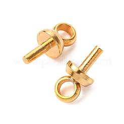 304 Stainless Steel Cup Pearl Peg Bails Pin Pendants&nbsp;STAS-H436-15