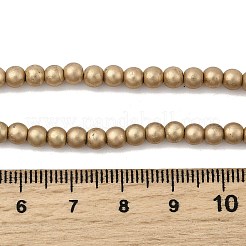 Electroplated Synthetic Non-magnetic Hematite Beads Strands&nbsp;G-H327-D01-03A