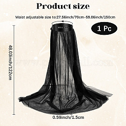 Polyester Tulle Skirt for Women&nbsp;AJEW-WH20080-14A