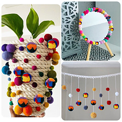 20Pcs Cotton Pom Pom Balls&nbsp;DIY-TA0014-39