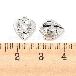 Clear Glass Charms&nbsp;KK-E090-25P