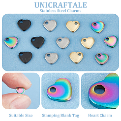 80Pcs 4 Style 201 & 304 Stainless Steel Charms&nbsp;STAS-UN0053-28