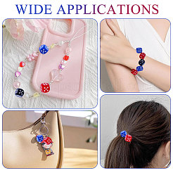 180Pcs 3 Colors Acrylic Beads&nbsp;OACR-CA0001-22