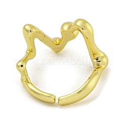 Brass Cuff Rings for Women&nbsp;RJEW-E294-05G-03