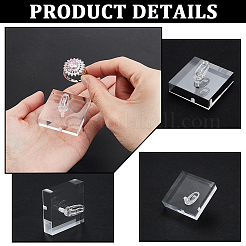Acrylic Single Ring Display Stands&nbsp;RDIS-WH0007-13A
