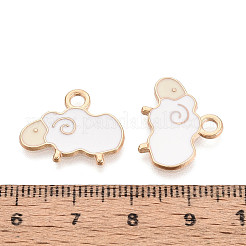 Alloy Enamel Pendants&nbsp;ENAM-R059-08A-RS