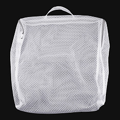 2Pcs Polyester Mesh Zipper Laundry Bags with Handles&nbsp;ABAG-TA0002-18A