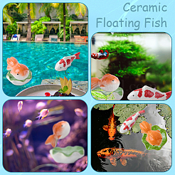 3Pcs 3 Styles Ceramic Display Decorations&nbsp;DJEW-GF0001-73