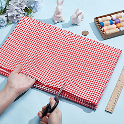 Tartan Polyester Fabric&nbsp;DIY-WH0816-561E