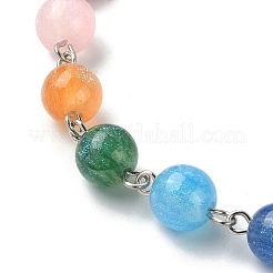 Handmade Resin Round Beaded Chains&nbsp;AJEW-JB01166